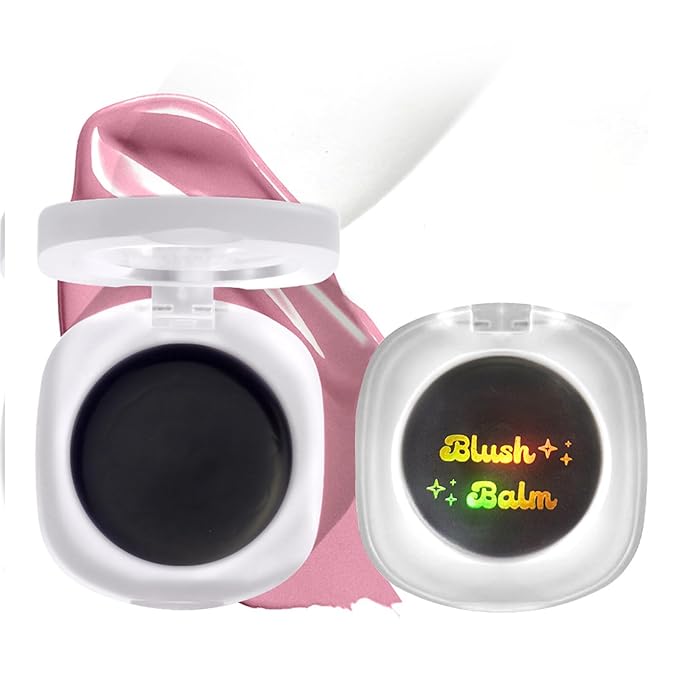 Color Changing Blush,3-in-1 Warm Change Blush,Pink Cream Blush,Transparent Crystal Color Changing Magic Gel,Blush PH Temperature Changing Long Lasting Blendable Natural Finish for All Skin Tone(02)