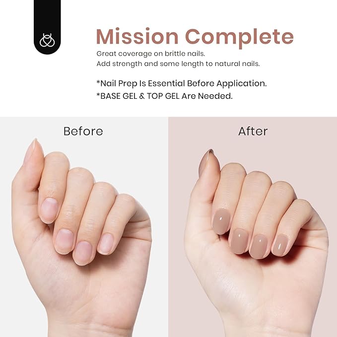 Beetles Builder Gel for Nails 7 in 1 Builder Nail Gel Color Nude Brown for Nails Extension & Building Apex Strengthen Thin Nails DIY Salon at Home Nail Art Base Gel Needed Gift for Women