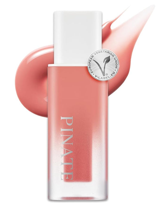 Natural Bloom Korean Lip Oil Serum 0.14 fl oz | Moisturizing Lip Booster Plumping Oil Tint Serum Enriched w/Camellia & Safflower Oils | Non-Irritating Color Changing Lip Oil (Pink Muhly)