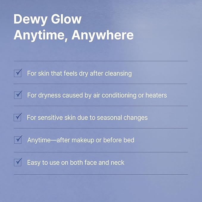 AVCA Ceramide Cream Mist for Deep Hydration and Dewy Glow 5.07 oz