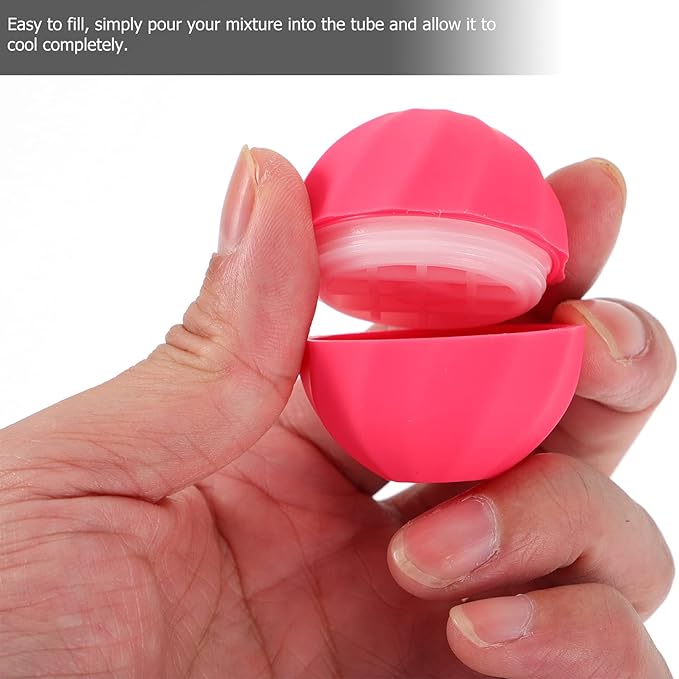 Lipgloss Containers Empty 10Pcs Empty Lip Lip Balm Bottles Filling Lipstick Box Empty Lip Balm Sphere Containers Balm Sphere Containers Empty Lip Balm Tubes