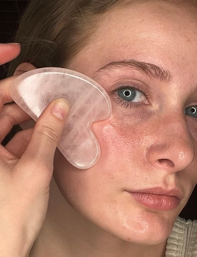 Gua Sha Glide Face Oil - Hydrating and Soothing Face Oil With Azulene Blue Tansy, Blue Chamomile + Squalene | Moisturizer, Face Oil and Soothing Agent for All Skin Types - 1 fl oz (30ml)