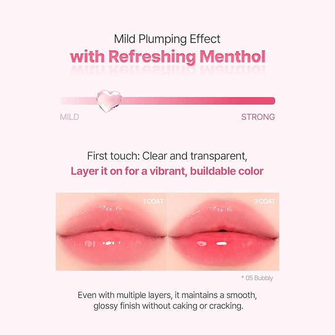 2aN Glaze Bouncing Tint – Lightweight, Moisturizing Lip Tint with High-Shine Finish, Smooth, Light Plumping, Comfortable Wear, Korean Makeup (Rosy Mocha, 0.16 oz)