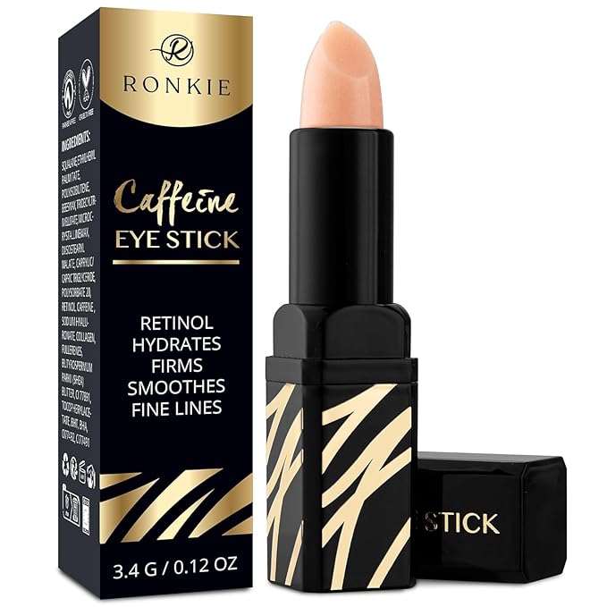 Caffeine Eye Cream for Dark Circles: Caffeine Eye Stick - Smooth Fine Lines and Hydrate Eye Area