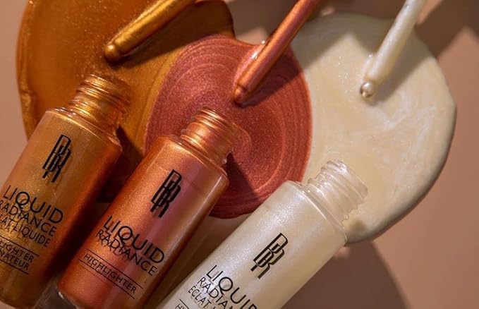 Black Radiance Liquid Radiance Highlighter, Weight In Rose, 1 Ounce