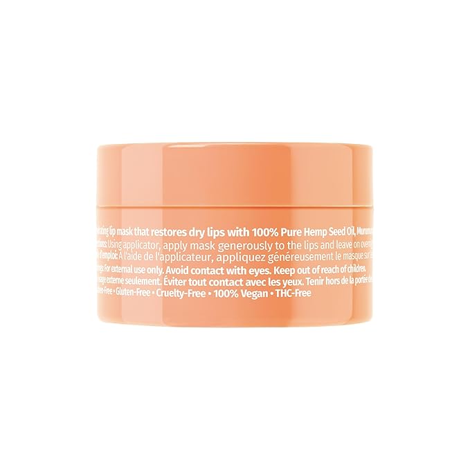 Hempz Hydrating Lip Sleeping Mask - Sweet Pineapple & Honey Melon (.95 Oz.) | Overnight Hydrating Lip Balm for Dry Lips, Lip Repair, Chapped Lip Treatment & Nourishment for Women