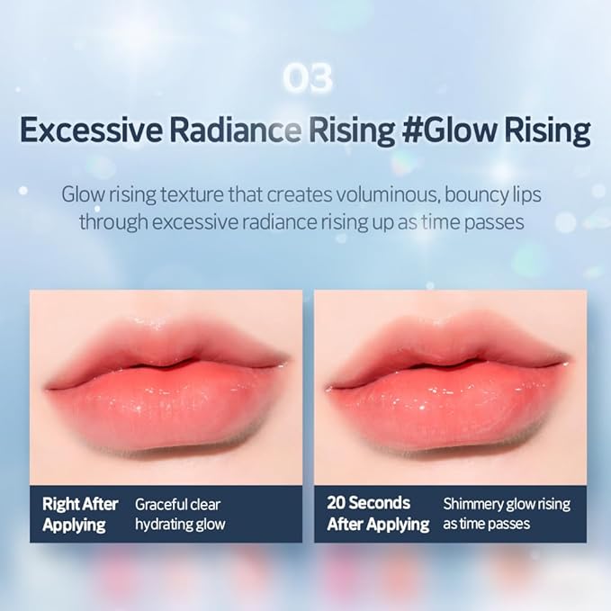 ETUDE Over Glowy Lip Stain Tint #15 Garnet of Truth | Non-Sticky Vegan Lip Tint | Moisturized & Long-lasting Lip Gloss | Daily Tint for Dry Lips, Korean Makeup