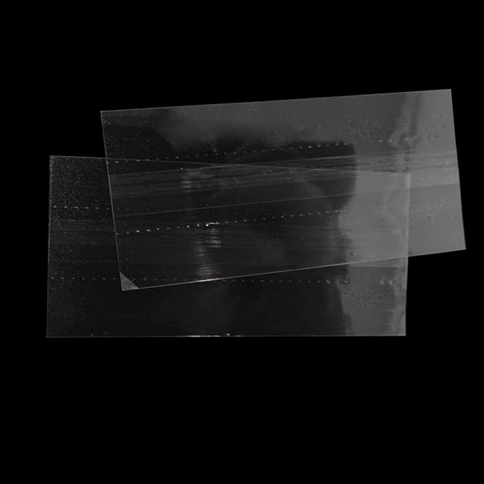 Honbay 200PCS Clear PVC Heat Shrink Wrap Bands for Lip Balm Tubes Chapstick Lip Balm