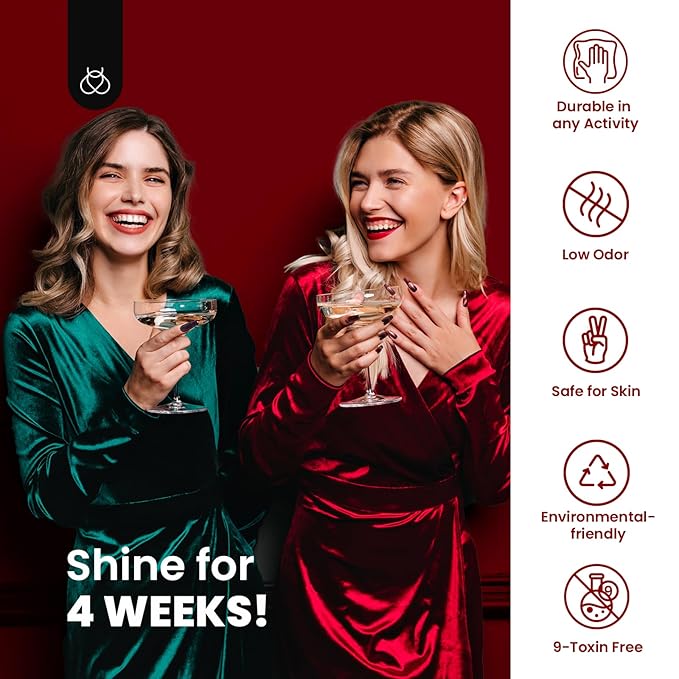 Beetles Cat Eye Gel Nail Polish Set, 6 Colors Glitter Red Pink Shiny Brown Burgundy Purple Blue Green Magnetic Effect Sparkle Stunning Nail Gel Polish Kit Soak Off UV Manicure Gifts for Women