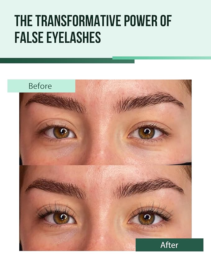 Cat Eye Lashes Natural Fake Lashes Demi Wispies Eyelashes Natural Look Lashes Wispy False Eyelashes Fox Eye Strip Lashes 7 Pairs