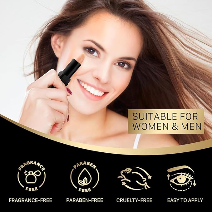 Caffeine Eye Cream for Dark Circles: Caffeine Eye Stick - Smooth Fine Lines and Hydrate Eye Area