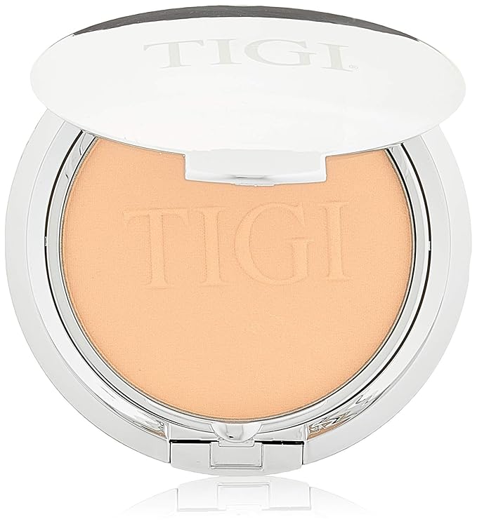TIGI Cosmetics Powder Foundation, Pure, 0.37 Ounce