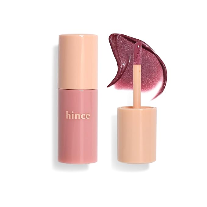 hince Dewy Liquid Cheek 6g Raw Glow Liquid Blush for Cheeks Vegan Dewy Cheek Tint Glass Skin Lightweight Liquid Blush Weightless Watercolor (HUSKY MAUVE, LC004)
