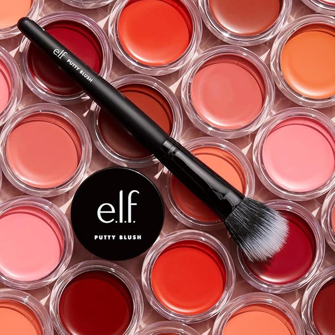 e.l.f. Putty Blush, Creamy & Ultra Pigmented Formula, Lightweight, Buildable Formula, Infused with Argan Oil & Vitamin E, Vegan & Cruelty-Free, Tahiti