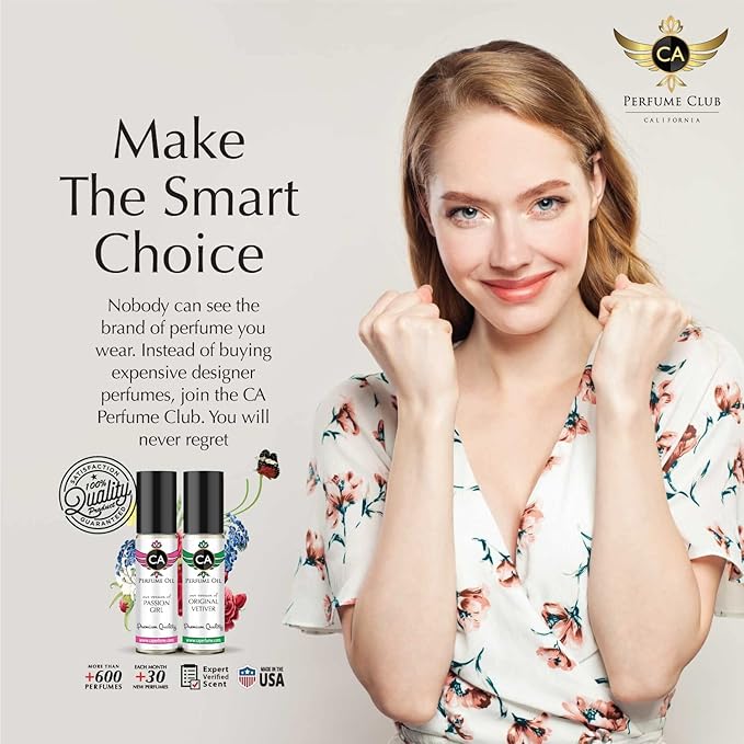 CA Perfume Impression of Other 133 For Women & Men Replica Fragrance Body Oil Dupes Alcohol-Free Essential Aromatherapy Sample Travel Size Concentrated Long Lasting Attar Roll-On 0.3 Fl Oz/10ml