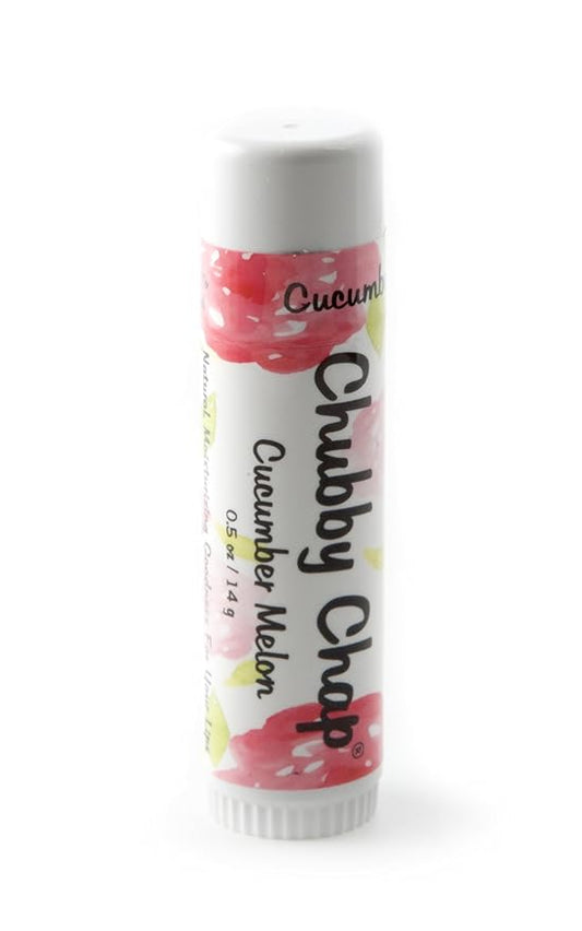 Chubby Chapstick - One (1x) Large Jumbo Chapstick Natural Chapstick - .5 Ounce Lip Balm (Cucumber Melon)