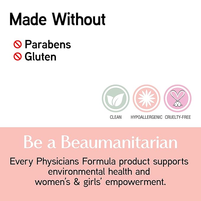 Physicians Formula Murumuru Butter Believe It! Pressed Face Powder, Buildable Coverage with Creamy Finish, Enriched with Amazonian Butters – Translucent