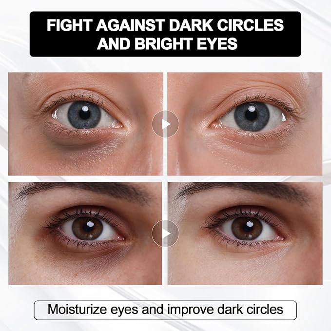 Instant Firm Eye Cream, Temporary Eye Tightener,Instant Firm Eye Tightening Cream for Firm Under Eye Firming, Reduce Fine Lines,2pcs