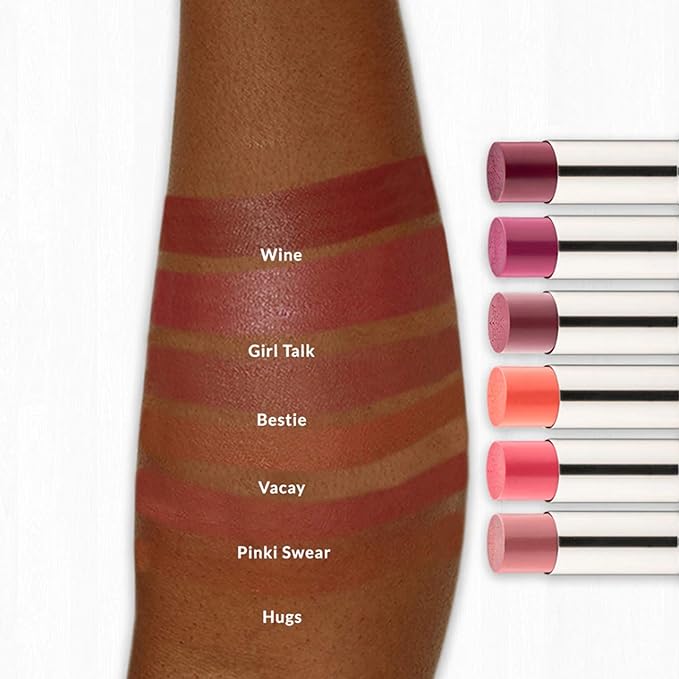 Best Balm Forever Tinted Lip Balm by VASANTI - Lip Moisturizer With Natural Oils and Butters for Hydration and Long Lasting Comfort - Vegan, Paraben Free (Hugs - Neutral Beige Pink)