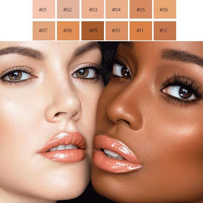 Flawless Matte Liquid Foundation Makeup, Vegan & Cruelty-Free, Liquid Oil-Free Foundation Face Makeup for Combination & Oily Skin, Longwear Medium-Full Coverage (01, 30ml)