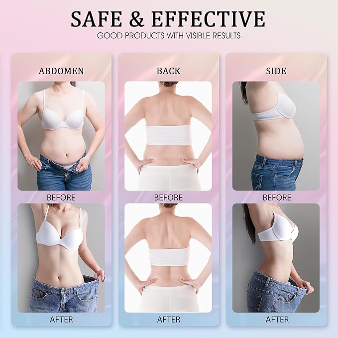 B Flat Belly Firming Cream - Moisturizing, Lifting, Firming for Stomach, Thighs and Butt, Body Lotion gift for Women and Men, 125 ML +5 ML