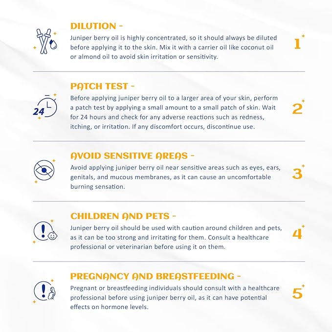 HIQILI 100ML Juniper Berry Essential Oil,100% Pure Natural Undiluted Premium - 3.38 Fl Oz