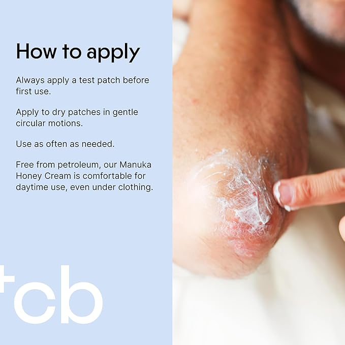 Clearbody Organics Colloidal Oatmeal Eczema Cream with Manuka Honey - 4 oz - Plant-Based Moisturizer & Eczema Ointment for Dry, Itchy Skin Relief