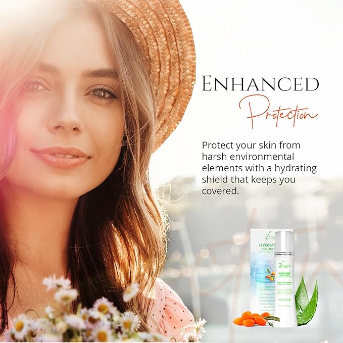 Hydrating Serum Mist (6.26 + 1.35) FL OZ - (Comes with Refill) - Improves Tone & Texture – Calms, hydrates, refreshes Sensitive Skin - Hyaluronic Acid Serum, E Vitamins - Anti-Wrinkle