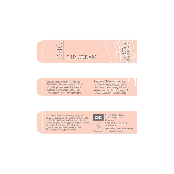 DHC Lip Cream 0.05 oz. Net wt. and Eyelash Tonic 0.21 Fl Oz.