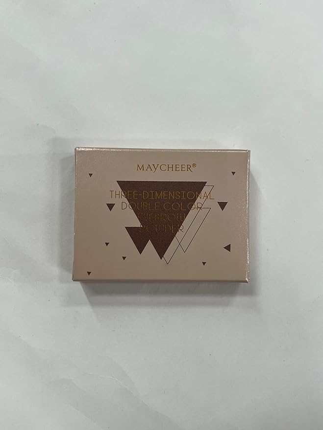 Boobeen 2-Color Eyebrow Palette, Brow Powder Makeup for Sculpting and Defining Brow, Eye Contour Kit with Brush Applicator