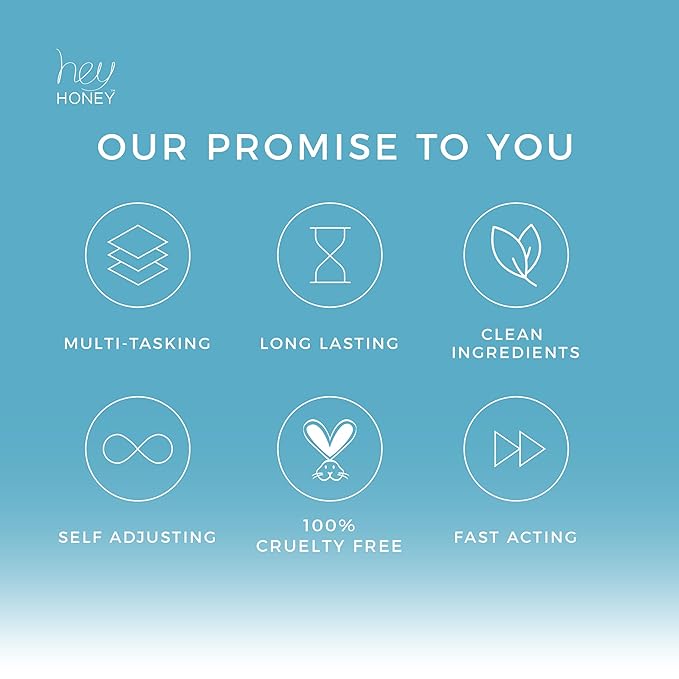 Hey Honey Skincare Be Clear - Acne Spot Treatment Overnight, Pimple Drying Lotion, Use Over Zits Whitehead & Blemishes 1 OZ