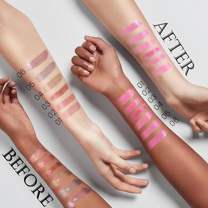 DAGEDA Tinted Lip Balm, Moisturizing Magic Color Changing Lipstick, Soothing Hydrating Lip Balm Tinted, Glossy Lip Plump Gloss Butter Balm, Lightweight, Non-Greasy, 04