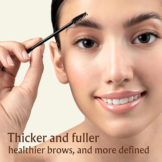 BodyJ4You Organic Castor Oil for Hair Growth: Natural Eyelashes Serum for Lashes and Eyebrows - Glass Bottle 1 Fl Oz