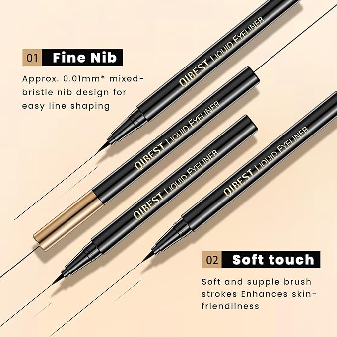 Jolilab 4 Pcs Eye Makeup set.Makeup kit includes lash serum,Mascara,Brow cream,Liquid eyeliner.Waterproof Smudgeproof Long Lasting.Gift Kit for Women Girls(4 Pcs Set)