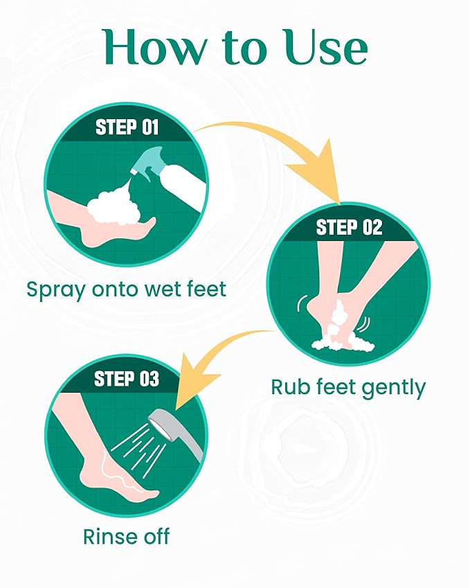 Cotton Foot - Foot Shampoo Soap (Lemon, 13fl oz*2, Pack of 2) - Refreshing Cleanse Spray, Deodorizing Foot Care Wash. Foaming Wash, Easy to Use