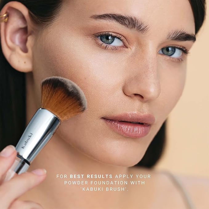 Mineral Powder Foundation - Longwear, Lightweight, Smooth Powder Formula - Blurring, Skin-Perfecting Finish - Vegan and Cruelty Free Formula - 024 Hilda - 0.25 oz