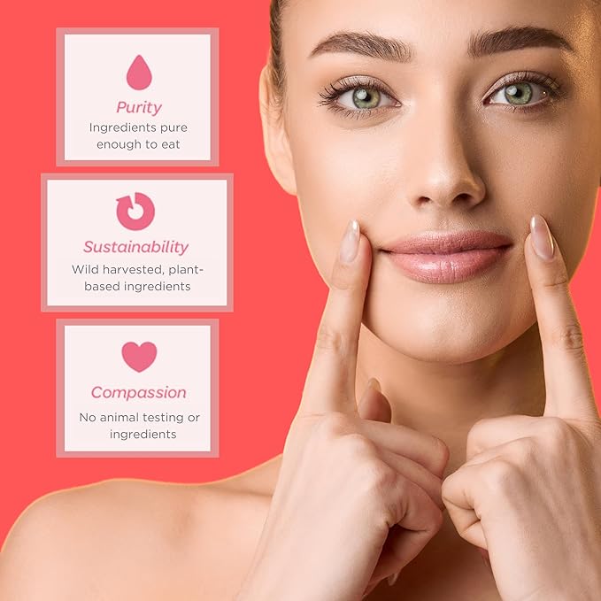 Natural Lip Butter Lip Balm - Original - Pure Enough to Eat - Made With Just 6 Vegan Ingredients - 100% Natural & Organic Moisturizing Lip Care for All Day Hydration (Single)