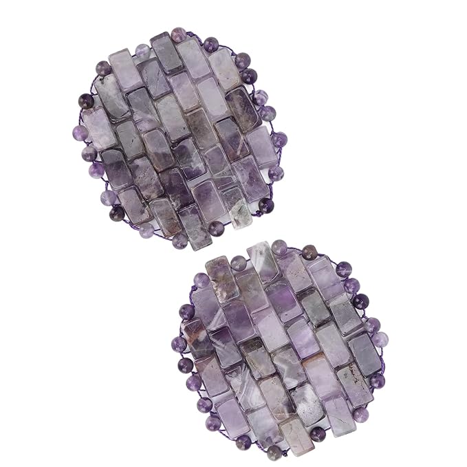 Jade Eye Mask, Amethyst Eye Pack Wrinkles Swelling Elimination Dark Circles Fading Jadestone Eye Massager Eye Pad Eye Shape Eye Covers for Men Women Soothing Eye Patch Reducing Facial Edema Stone