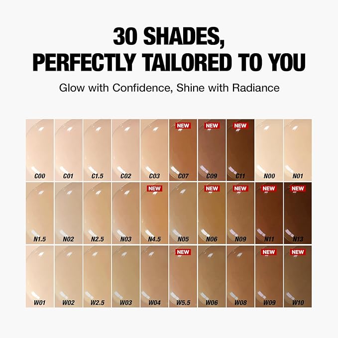 TFIT Radiance Fit Serum Foundation - Flawless Coverage, Dewy finish, Long-lasting, Lightweight, Korean Makeup,1.05 Oz. (N01 Linen, 1.05 Oz.)