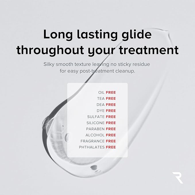 Conductive Gel for Facial, RF & Cavitation Devices – Ultra-Hydrating, Long-Lasting, 96% Organic, Hypoallergenic Leave-On Formula – Pro-Grade Performance – Made in USA – 8.45 fl oz (Pack of 2)