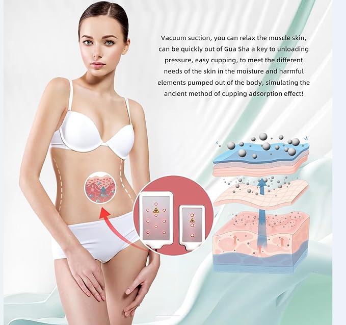 Body Machine Body Multifunctional Beauty Machine Cellulite Device, White