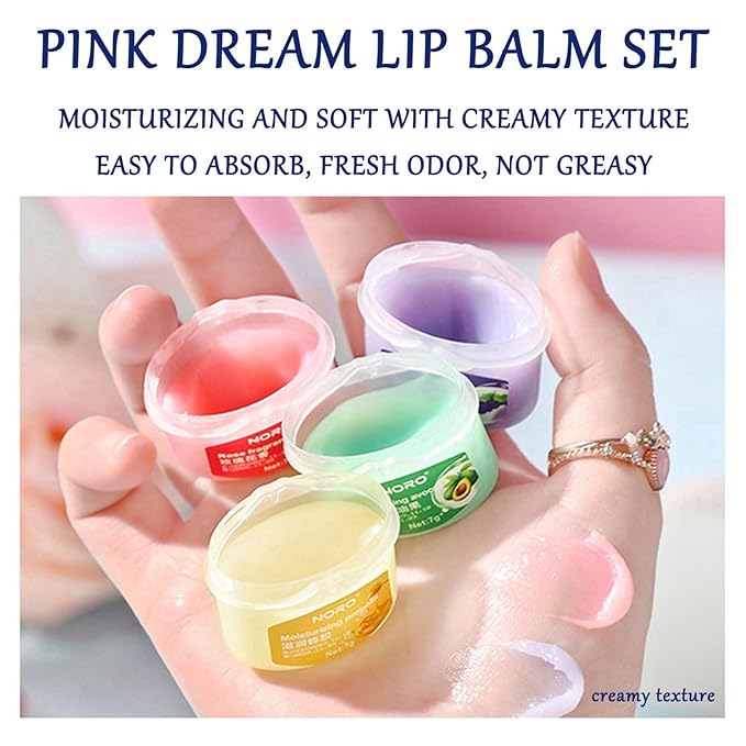 Lip Moisturizer Lip Balm, 6-Pack Lip Balm Hydrating, Lip Hydration Lip Care Products, Lipbalm For Dry Lips, Lip Sleeping Mask Tinted Lip Balm Set, Lip Mask Overnight Nourishing Cracked Lips
