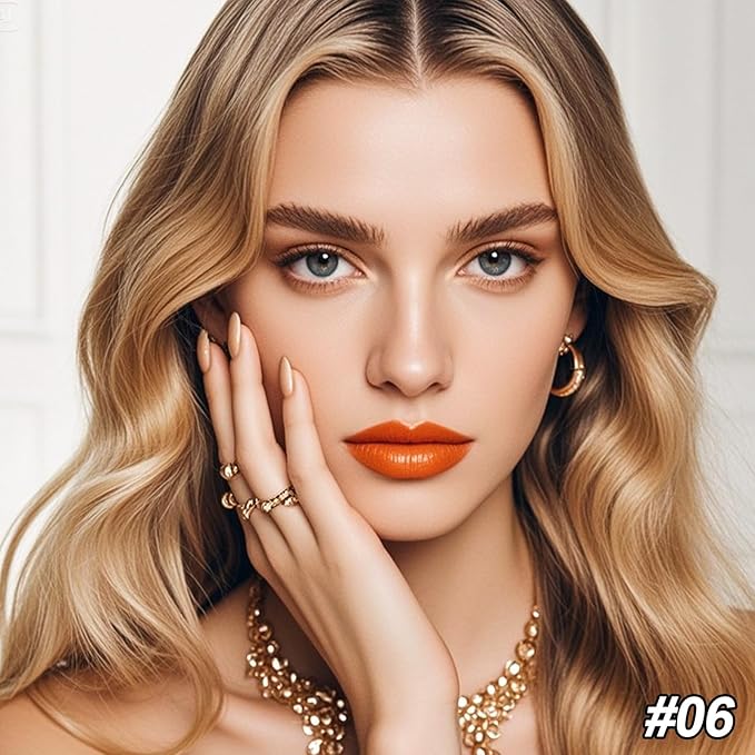 Erinde 4 Colors Eyeshadow Palette Eye Shadow Makeup, Matte Shimmer Metallic Off-white Light brown Peach Bronze Nude Neutral Eyeshadow, Long Wearing, Pigmented Blendable, Quad Eye Shadow Palette, 06