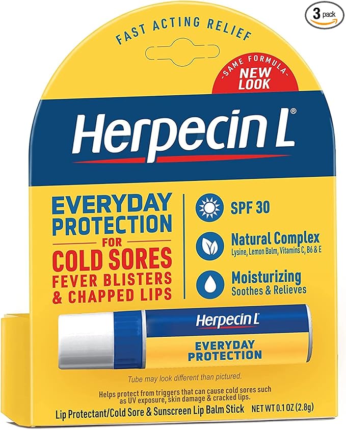 Herpecin L Lip Protectant SPF 30 0.10 oz ( Pack of 3)