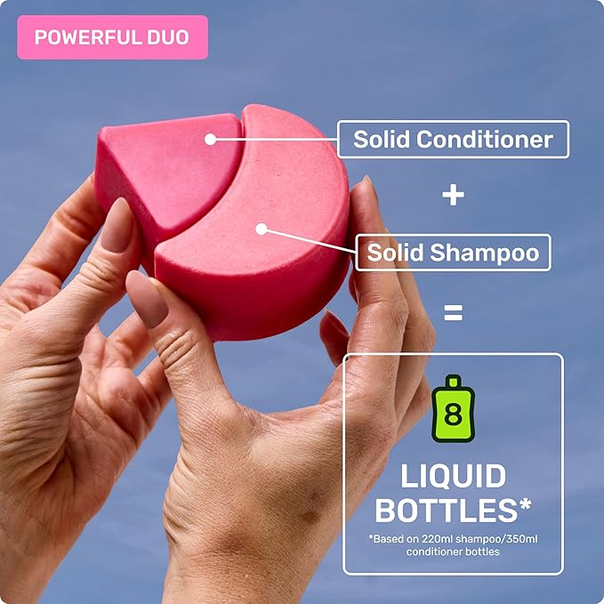 Ethique Everyday Conditioner Bar for soft, shiny hair with Vitamin C - Plastic-Free, Cruelty-Free, Vegan, 2.12 oz - Formerly The Guardian