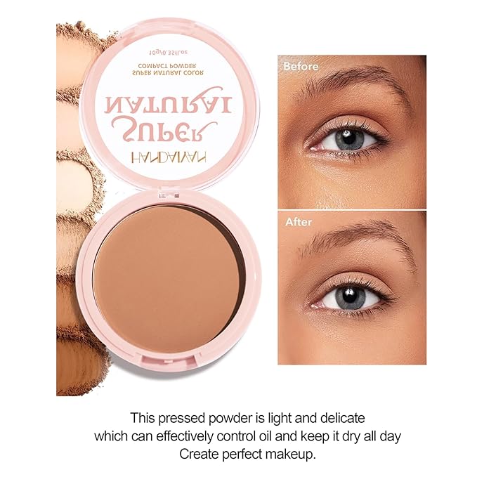 Pressed Face Powder Makeup Mineral Foundation Finishing Powder Pressed Finishing and Setting Powder Loose Setting Powder Makeup #01