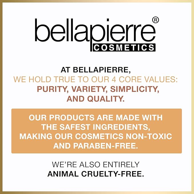 bellapierre Mineral Foundation SPF 15 - Loose Powder Foundation | Vegan & Cruelty Free Natural Makeup | Full Coverage Matte Finish | Hypoallergenic | Oil & Talc Free - 0.32 Oz - Maple