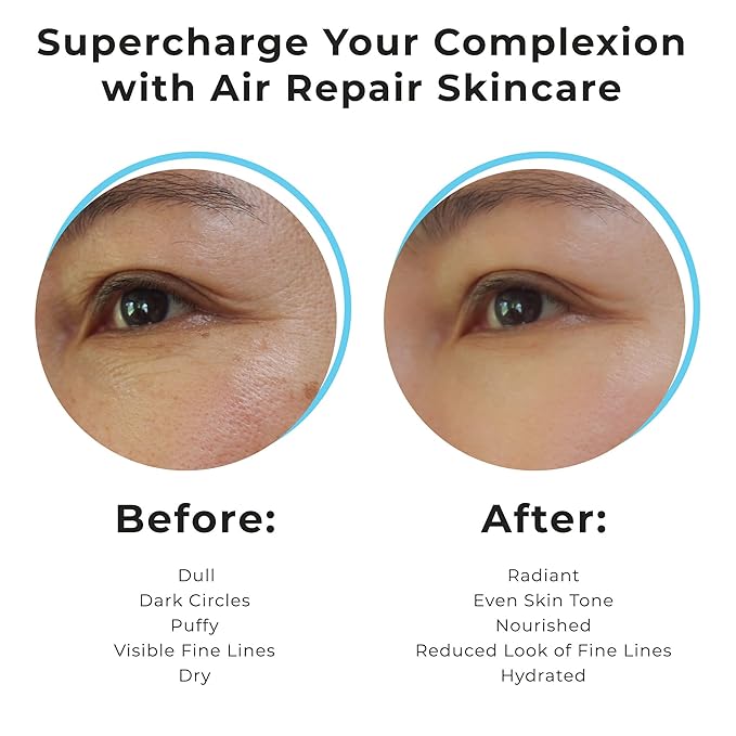 Eye Repair Cream for Men & Women - Air Repair Super Hydrating Eye Cream for Wrinkles Puffy Eyes & Dark Circles