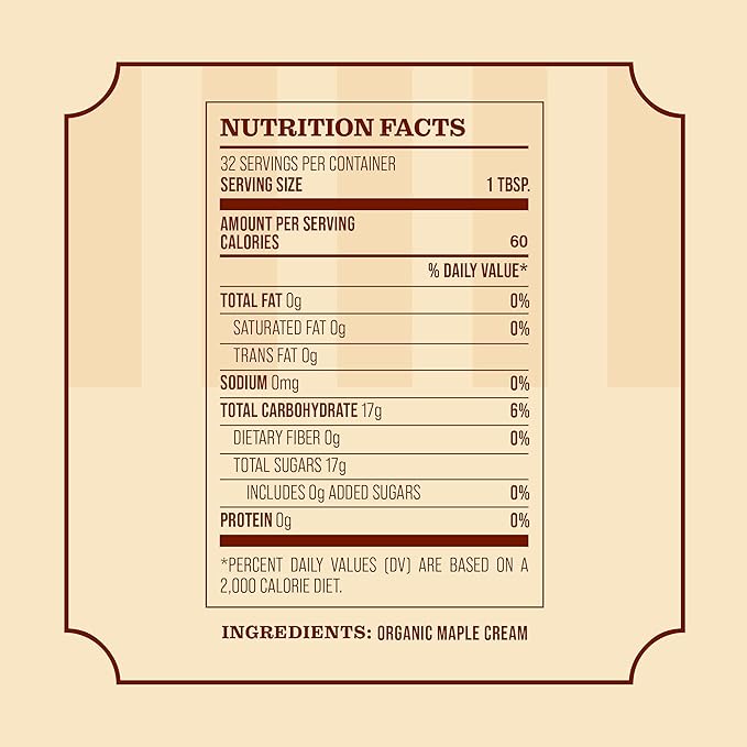 Frost Ridge Maple Farm, Organic Maple Cream, Grade A, One Pound (16 oz)