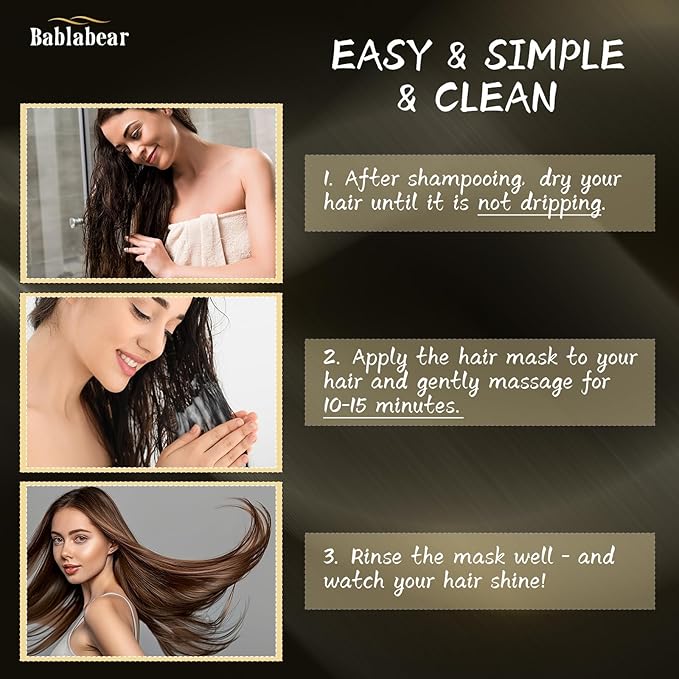 Hair Mask for Damaged Hair,Hair Treatment for Color Treated Hair Deep Conditioner,Mascarilla Para El Cabello for Dry/Frizzy Hair.Moisturizer and Adds Shine.Hair Care for Curly Hair.500ml